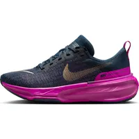 Nike WMNS ZoomX Invincible Run FK Damen Armory Navy/MTLC Red Bronze-Vivid 40