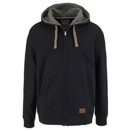 MAN'S WORLD Kapuzensweatjacke Herren Schwarz L