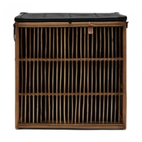 Rivièra Maison Rustic Rattan Wäschekorb, - braun - 71x35x71 cm