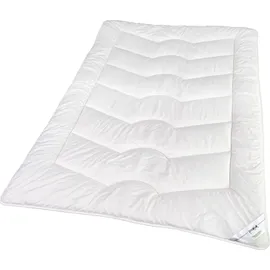 Traumschloss Faserbettdecke Premium Bettdecke Microfaser Polyesterfaser - weiß,Mono-Bett,135x200,normal