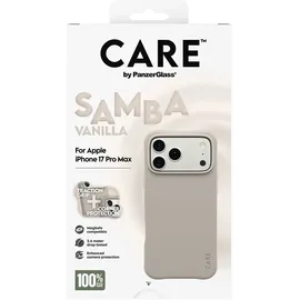 Panzer Glass iPhone 17 Pro Max Fashionable Case Samba Vanilla beige