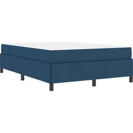 vidaXL Boxspringbett 160 x 200 cm Blau