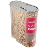 KEEEPER Cerealien-Box grau 30,5 cm 5 l
