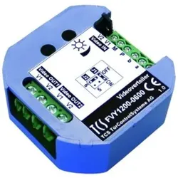 TCS FVY1200-0600 Video Verteiler zum Aufsplitten von Videosträngen, Einbau in Unterputzdose, 2-fach FVY12000600