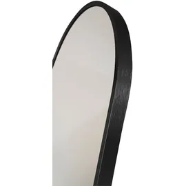 freiraum Spiegel >Madrid< in Schwarz, Alu, Glas - 40x150x3cm (BxHxT) - Schwarz