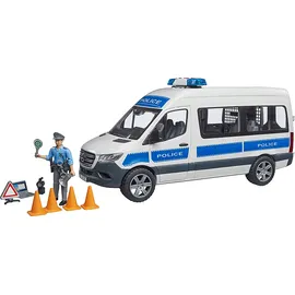 Bruder MB Sprinter Polizei Einsatzfahrzeug mit Light & Sound Modul (02683)