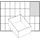 RAACO A7 1 Facheinsatz einzeln 47x79x109 mm