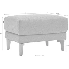 creation by rolf benz Hocker CR.450 Chenille COCO 63 x 45 x 48 cm Grau
