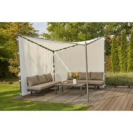 Siena Garden Ersatzdach für Pavillon Berlino 1 Stück 3,00 x 3,00 m Weiß
