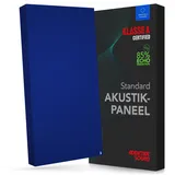 Addictive Sound Schallabsorber Wand Standard, Studioqualität-Akustikpaneel mit Akustikwolle, Klasse A Schallabsorption, EU-produziert, Montageset Wand/Decke, 100x50x11 cm, 7 kg, Sapphire