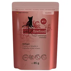 catz finefood Classic 16 x 85g Katzennassfutter No.3 Geflügel