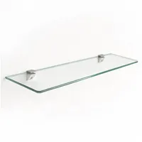 Tulup Glasablage 100x13 cm Glas Weiß