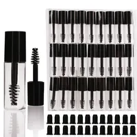 COSIDEA Leere Mini-Wimperntusche-Tuben und Zauberstab für Rizinusöl, kleine Probengröße, 29 Stück, 29 Stück, 87 Piece Set