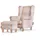 Konsimo Hocker Miles 55 x 42 x 40 cm Beige