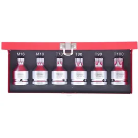 KS Tools Kraft-Bit-Stecknuss-Satz 6-tlg.