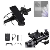K-S-Trade Smartphone-Halterung für Oppo Find N5 CPH2671, (Handyhalterung das Fahrrad Halter Lenkstange Fahrradhalterung) schwarz