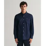 GANT Pinpoint Oxford Langarmhemd Blau XL