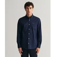 GANT Pinpoint Oxford Langarmhemd Blau XL