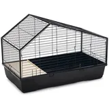 beeztees Indoor-Kaninchenkäfig Desi 100x52x68 cm Schwarz