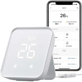 SwitchBot Hub 2, Smart Home Hub, Weiss