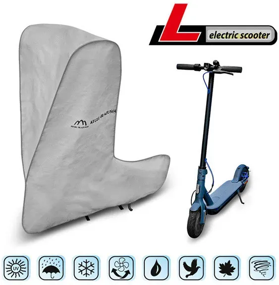 Schutzhülle für E‐Scooter Kegel Serie Basic, Größe L, grau, 120 cm