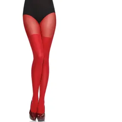 Damen Strumpfhose MS-387 - Rot - M