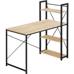 TECTAKE Computer-Schreibtisch Hershey 122x61x120cm