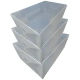 DYNASUN PP368 XXL 34 x 21 x 13 cm 3-tlg. transparent