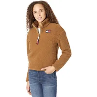 Tommy Hilfiger Damen T2he0ebe-ott-xl Sherpa Pullover, Otter, XL - XL