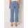 street one studio Street One Cropped Wide Leg Jeans mit Knopfdetail - Blau