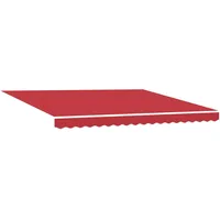 VidaXL Markise 400 x 300 cm rot