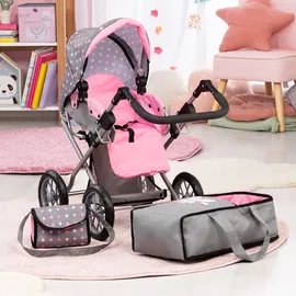 Bayer Design Puppenwagen, Grau