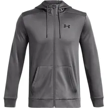 Under Armour Fleece Kapuzenjacke Herren 025 castlerock/black M