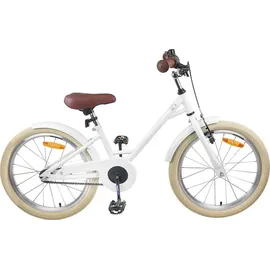 vidaXL Kinderfahrrad 18 Zoll weiß