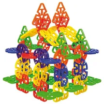 Eduplay 120-235 Steckrosetten, 6 Formen & Farben, mit Aufbewahrungsbox, mehrfarbig, 216-teilig (1 Set)