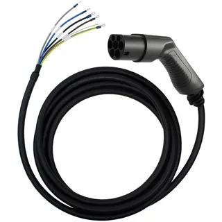 Besen Ladekabel Typ 2 offenes Ende - 11 kW - 3-Phasen 16A - Auslauf-OUT264 + OUT271