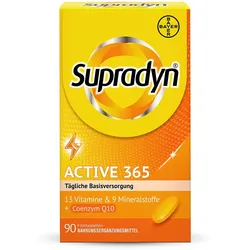 Supradyn® Active 365 Filmtabletten Multivitaminpräparat für die tägliche Versorgung mit Vitaminen und Mineralstoffen - Jetzt 10% sparen dem Code 'supradyn10“ 90 St 90 St Filmtabletten