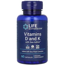 Life Extension Vitamin D3 und K2 Kapseln 60 St.