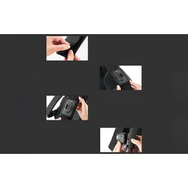 TELESIN RUCKSACKHALTERUNG MIT J-HAKENHALTERUNG FÜR SPORTKAMERAS GP-BPM-003 KOMPATIBEL MIT XIAOYI OSMO Action SJCAM