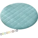 MCNDSI Rund Sitzkissen Stuhl Stuhlkissen 30/40/35/50/45 cm Sitzkissen Baumwolle Sitzpolster Stuhlauflage für Outdoor Indoor Gartenstuhl Küche oder Esszimmerstuhl(K3,1PC_20INCH/50CM)