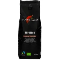 Mount Hagen Espresso entkoffeiniert FairTrade, ganze Bohne bio 500g
