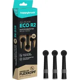happybrush ECO R2 Aufsteckbürste schwarz 3 St.