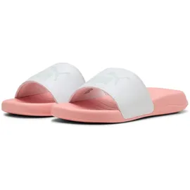 Puma Popcat 20 Jr Unisex Schiebe-Sandalen, PUMA white/peaceful blue/pink fruit 38