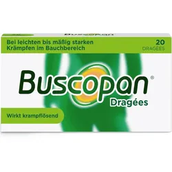 Buscopan Dragees - bei Bauchschmerzen & Bauchkrämpfen 20 St Überzogene Tabletten