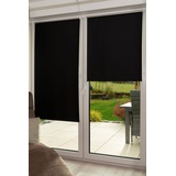 K-HOME Verdunklungsrollo, Polyester, Schwarz, B110 x H150 cm