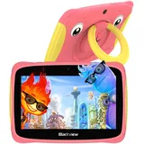 Blackview Kinder Tablet 7 Zoll Tab3Kids Android 13 Tablet 4GB RAM 32GB ROM+128GB Erweiterbar 3280mAh, Tablet für Kinder mit Tragbarem Griff und Sturzsicherer Hülle Vorinstalliertes iKids/GMS