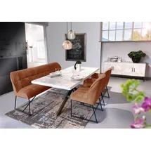 GUTMANN FACTORY Küchensofa 190 x 88 x 67 cm Orange/Rosa