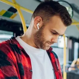 COMPLY TrueGrip MAX | Premium Memory Schaumstoff Ersatz-Ohrstöpsel für AirPods Pro 3 Weiss Größe L, 3 Paar