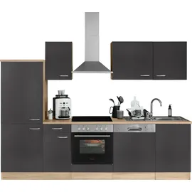 OPTIFIT Küchenzeile Parare 270 cm grau