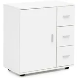 KADIMA DESIGN Badschrank WL5.877 60 x 65,5 x 33 cm Weiß